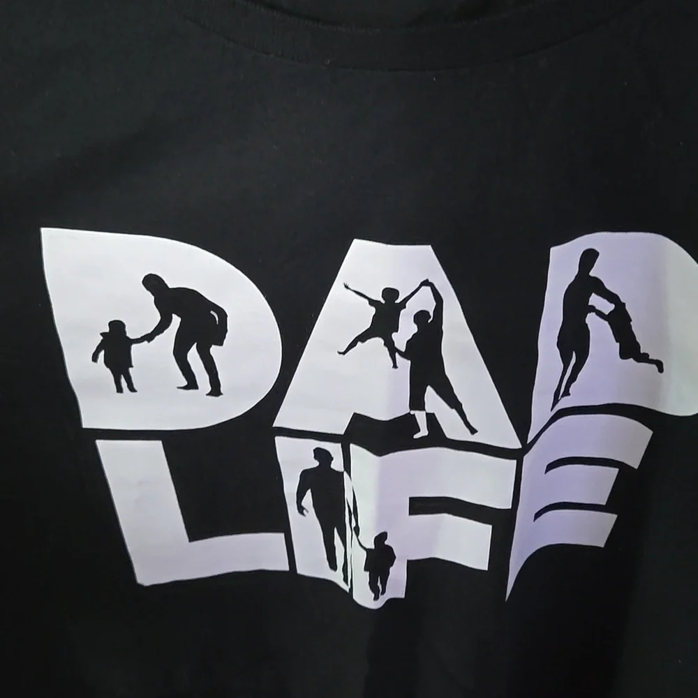 Black 'Dad Life' Graphic T-Shirt - Picture 4 of 7